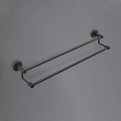 Dupla törölközőtartó fekete GJ/203B törölközőtartó Alapértelmezett cím Alessandro Design