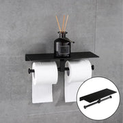 WC-papír tartó telefontartóval/fekete parfüm GJ602 alapértelmezett cím Alessandro Design