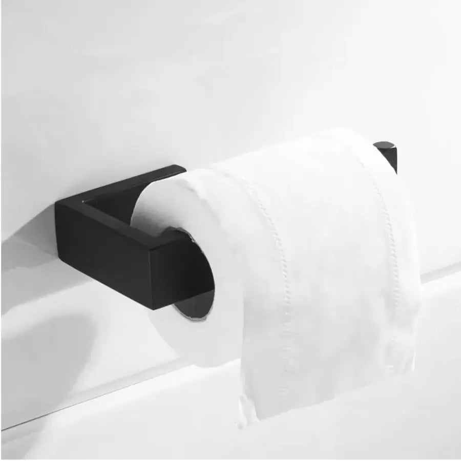 Toalettpapír tartó Fekete GJ644 WC papír tartó Alapértelmezett cím Alessandro Design