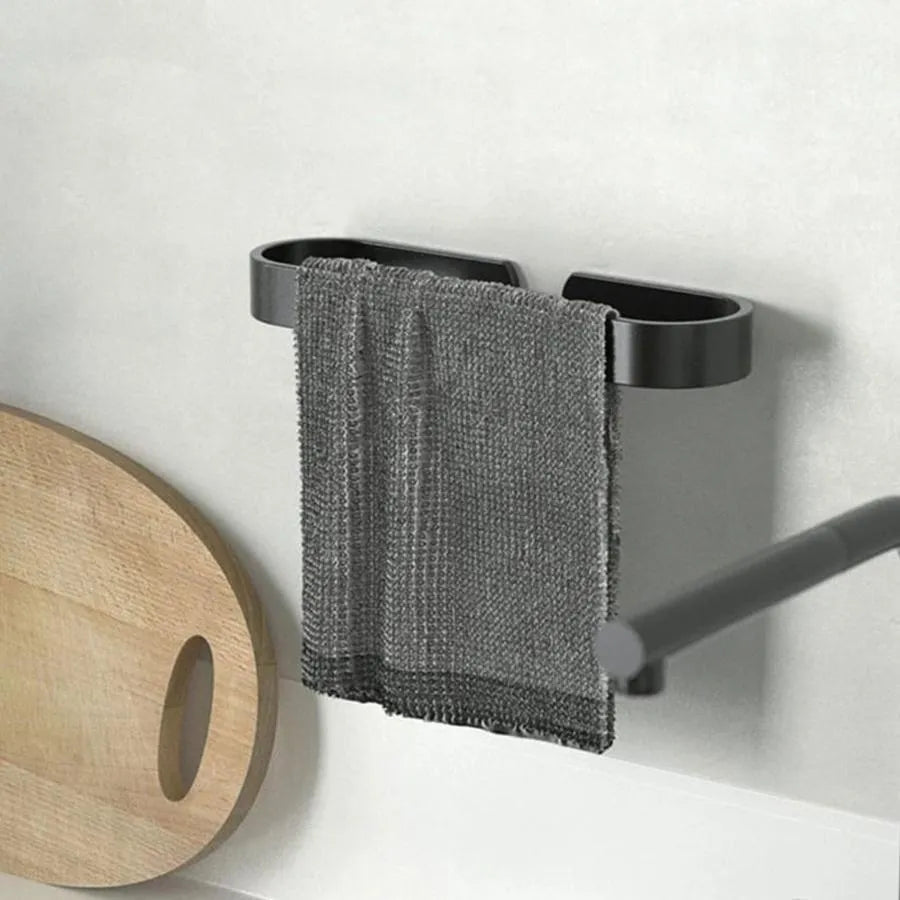Fekete törölközőtartó GJ622 Alapértelmezett cím Alessandro Design