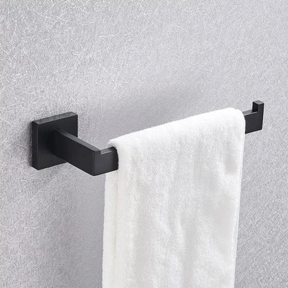 Fekete törölközőtartó GJ628 törölközőtartó Alapértelmezett cím Alessandro Design