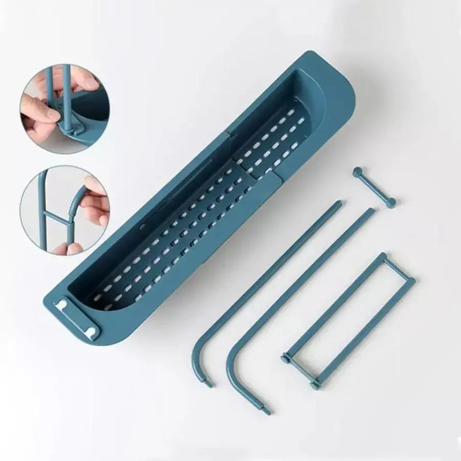 Teleszkópos tartó mosogatóhoz, 50 cm zöld fürdőszobai kiegészítők Alapértelmezett cím Alessandro Design