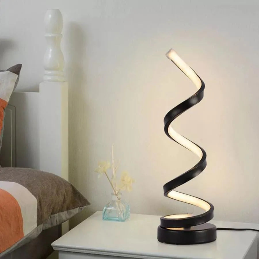 LED lámpa Afet 38W, szilícium és fém, fekete lámpák és lámpák alapértelmezett cím Alessandro Design
