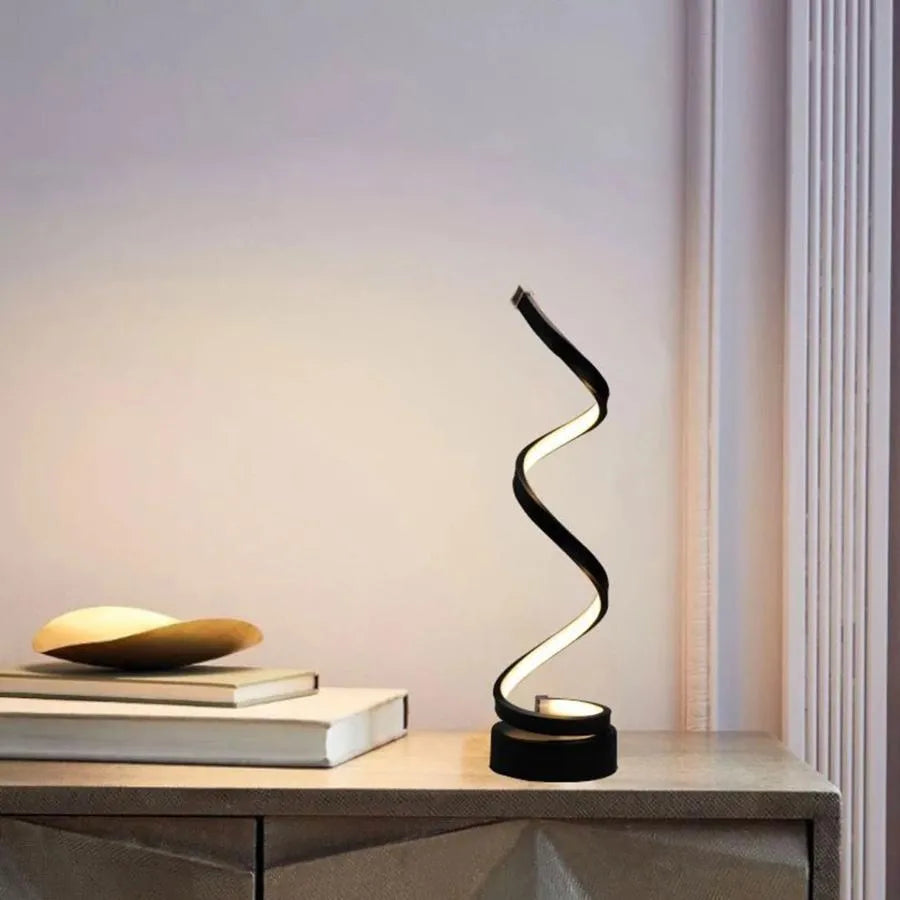 LED lámpa Afet 38W, szilícium és fém, fekete lámpák és lámpák alapértelmezett cím Alessandro Design