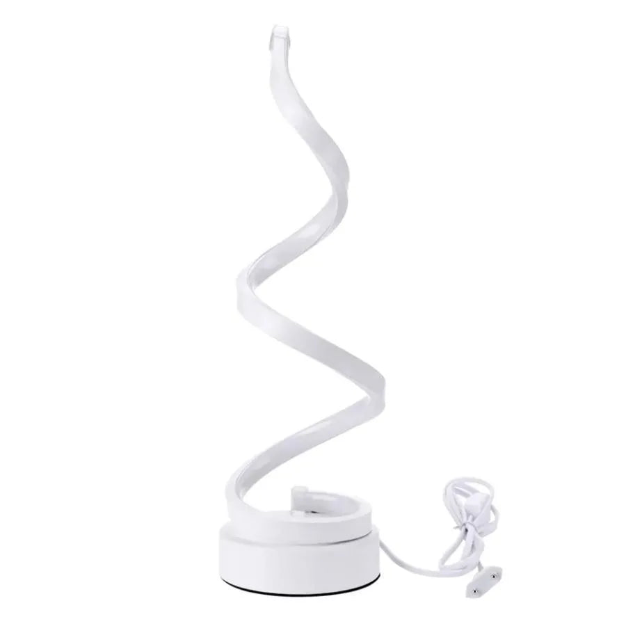 Veioza LED Genom, 24 W, hideg/meleg/semleges fény, műanyag és fém, fehér Veioze & Lampadare alapértelmezett cím Alessandro Design