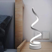 Veioza LED Genom, 24 W, hideg/meleg/semleges fény, műanyag és fém, fehér Veioze & Lampadare alapértelmezett cím Alessandro Design