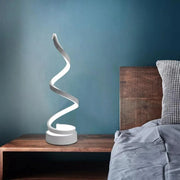Veioza LED Genom, 24 W, hideg/meleg/semleges fény, műanyag és fém, fehér Veioze & Lampadare alapértelmezett cím Alessandro Design