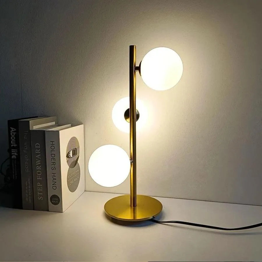 Veioza Mustafa 3x G9 White Gold Veioze & Lampadare Alapértelmezett cím Alessandro Design