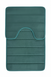 Covorase de Baie, 80x50 cm / 50x40 cm, Verde, Antiderapant, Absorbant, Set 2 bucati Covoare Baie Default Title Alessandro Design
