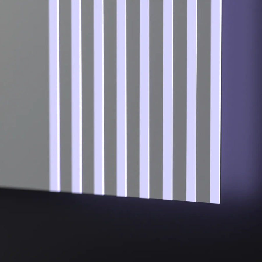 Téglalap alakú LED-es tükör, 80x60 cm, Infinity Frame Basic Touch 1005S-20A Alapértelmezett cím Alessandro Design