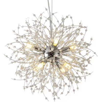 Schönbrunn kristálycsillár, 9x G9, átmérő 50 cm, fényes króm, állítható magasságú modern csillárok, alapértelmezett cím Alessandro Design