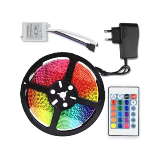 Kit Banda LED 2835 cu telecomanda, RGB, 10W/m, 5m, IP44 Default Title Alessandro Design