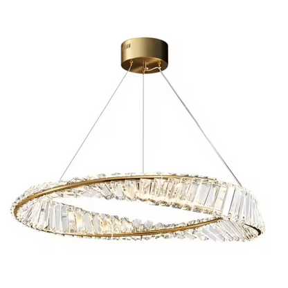 LED csillár távirányítóval és kristály LUIGI, 57W, hideg/meleg/semleges fény, szabályozható, arany LED-es csillárok távirányítóval Alapértelmezett cím Alessandro Design